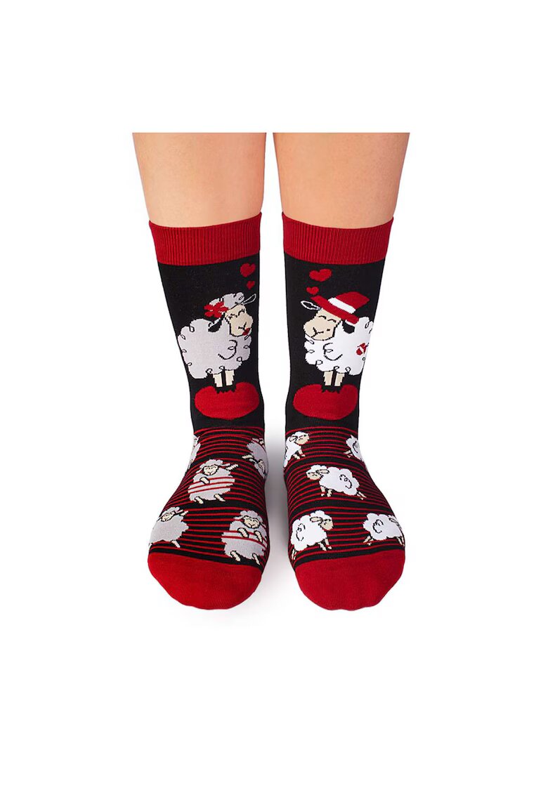 Pirin Hill Sosete bumbac Arty Socks Oita Indragostita Negru
