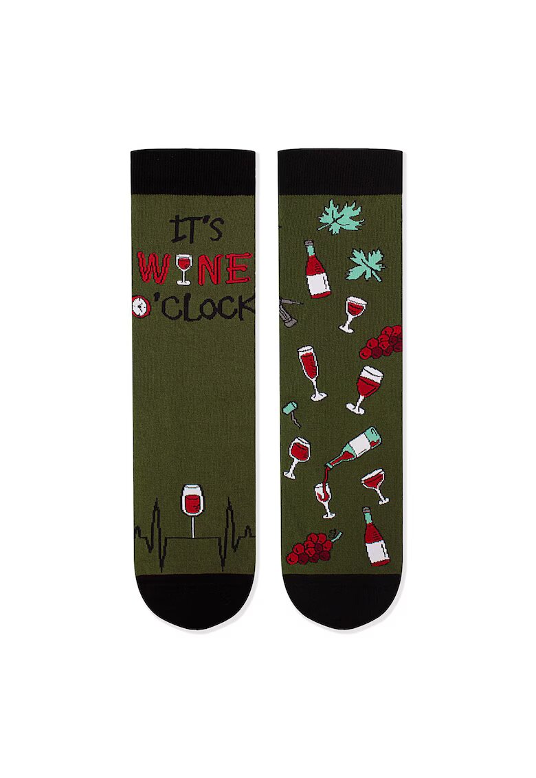 Pirin Hill Sosete bumbac Arty Socks WINERY Khaki