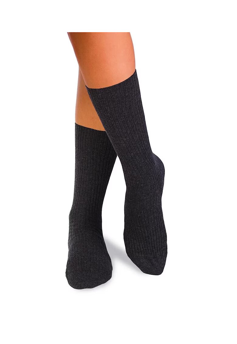 Pirin Hill Sosete bumbac lungi fara elastic Antracit