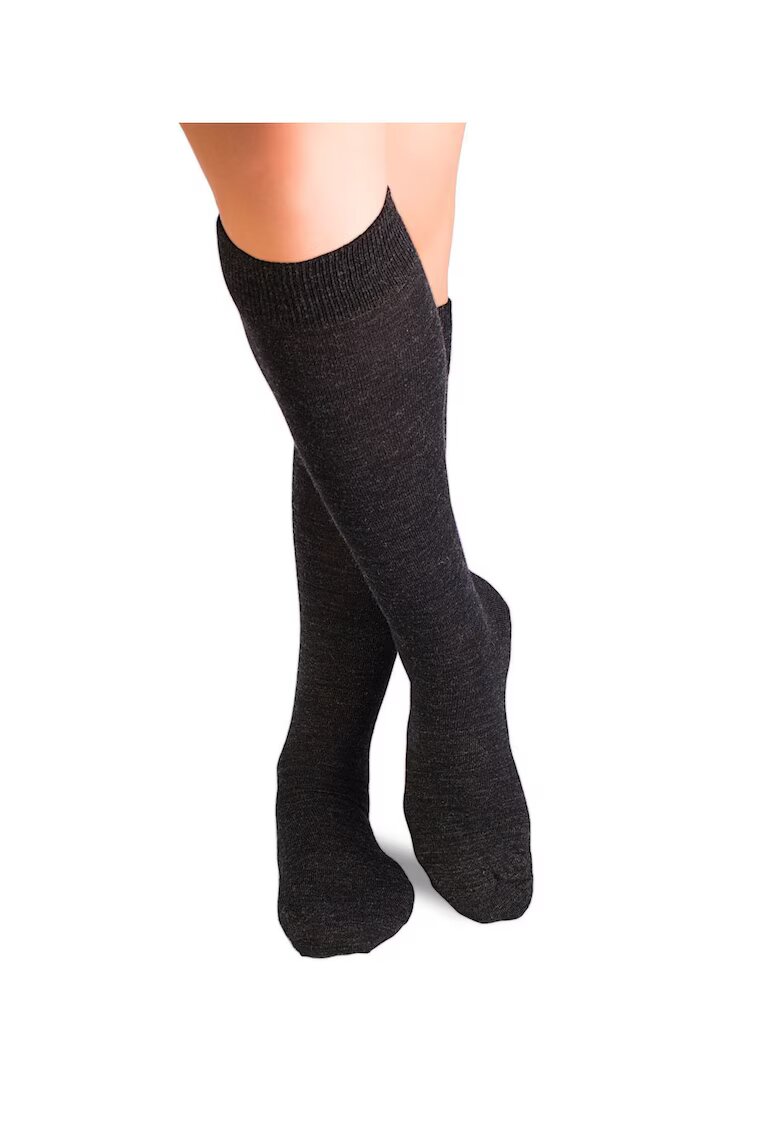 Pirin Hill Sosete fine lungi - 3/4 din Lana Antracit