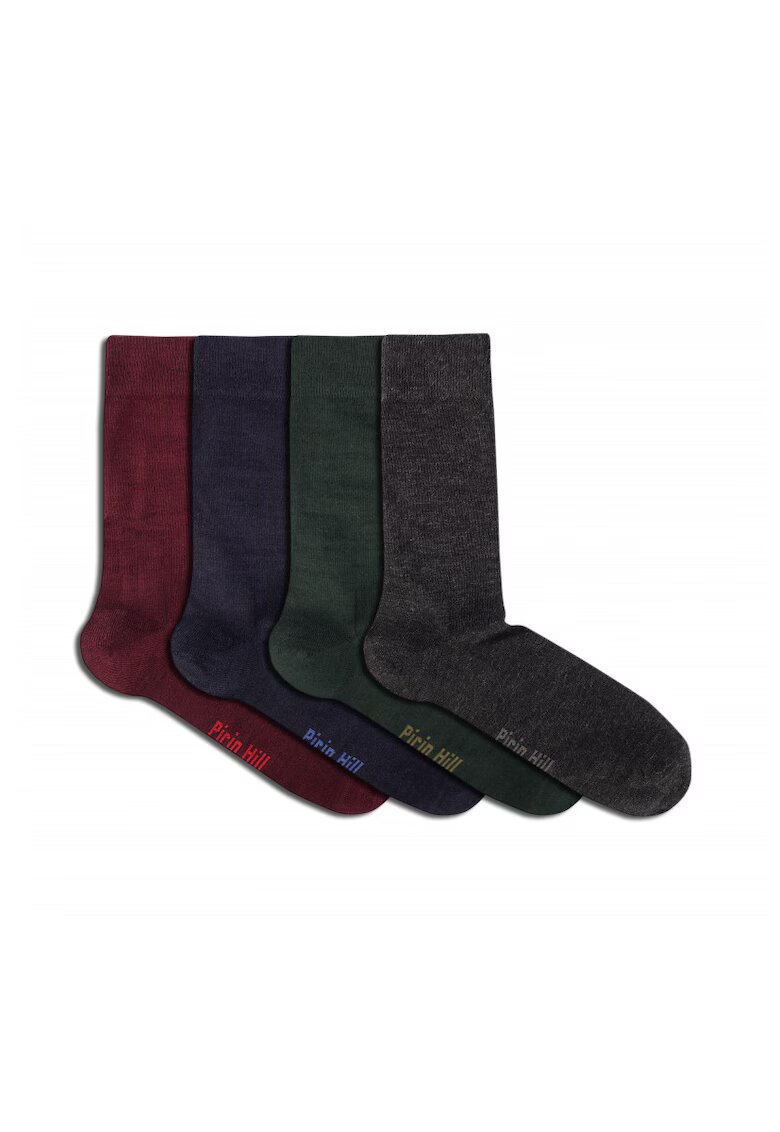 Pirin Hill Sosete Merino Luxury Box 4 buc - Multicolor
