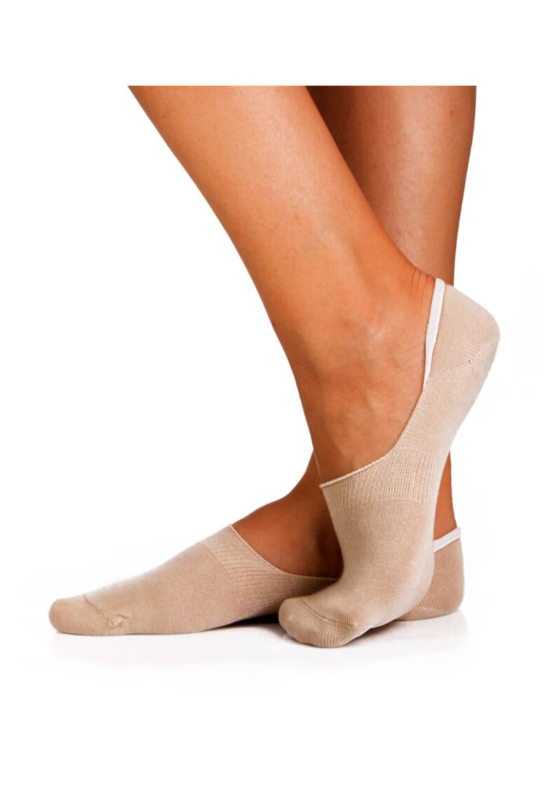 Pirin Hill Sosete tip talpici INVISIBLE ORGANIC SOCKS BEIGE