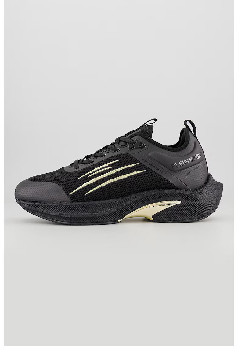 Plein Sport Pantofi sport din plasa cu aspect masiv Sprint 78 - Auriu/Negru