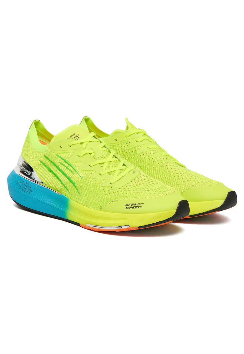 Plein Sport Tenisi barbati galben fluo/albastru mediu - Verde