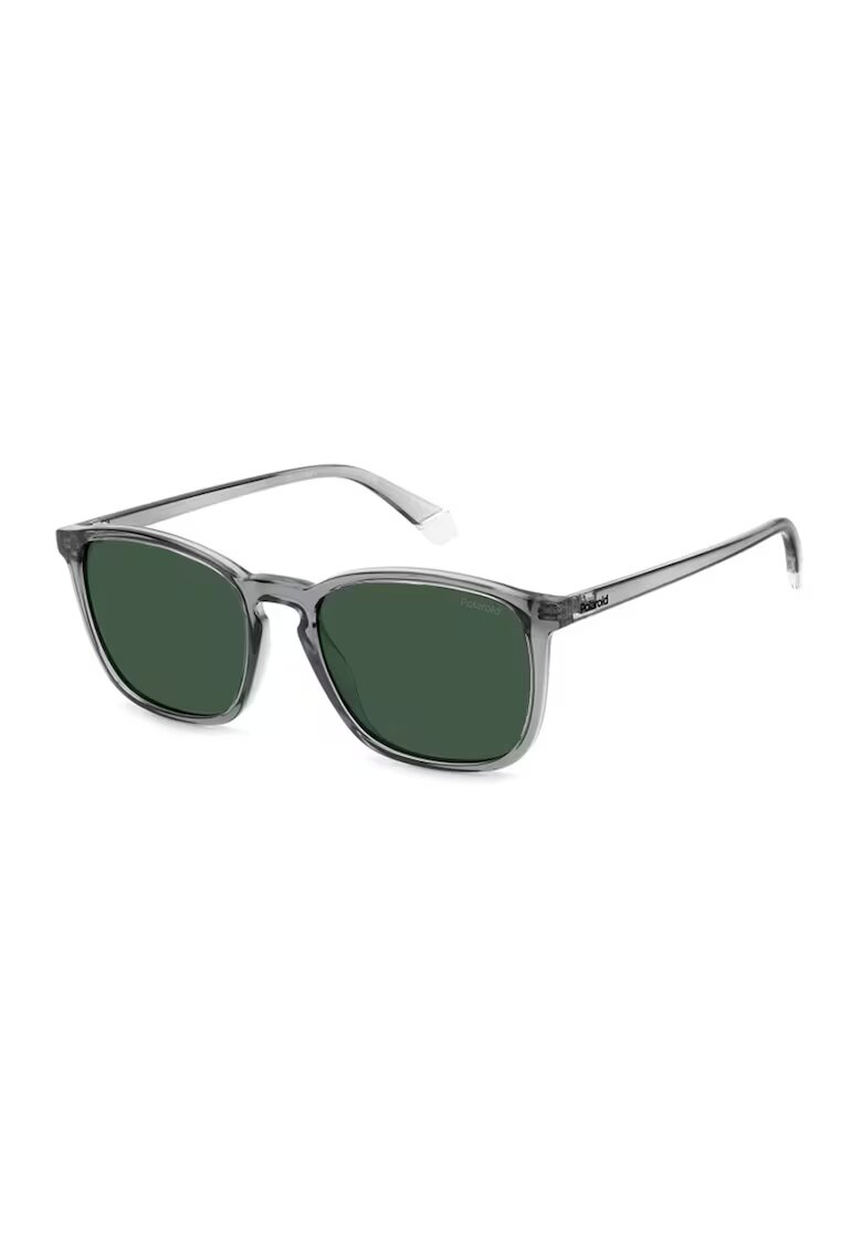 Polaroid Ochelari de soare dreptunghiulari - Verde/Gri