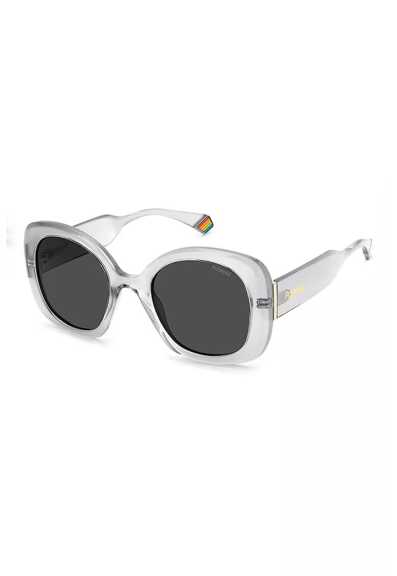 Polaroid Ochelari de soare ovali cu lentile polarizat - Transparent