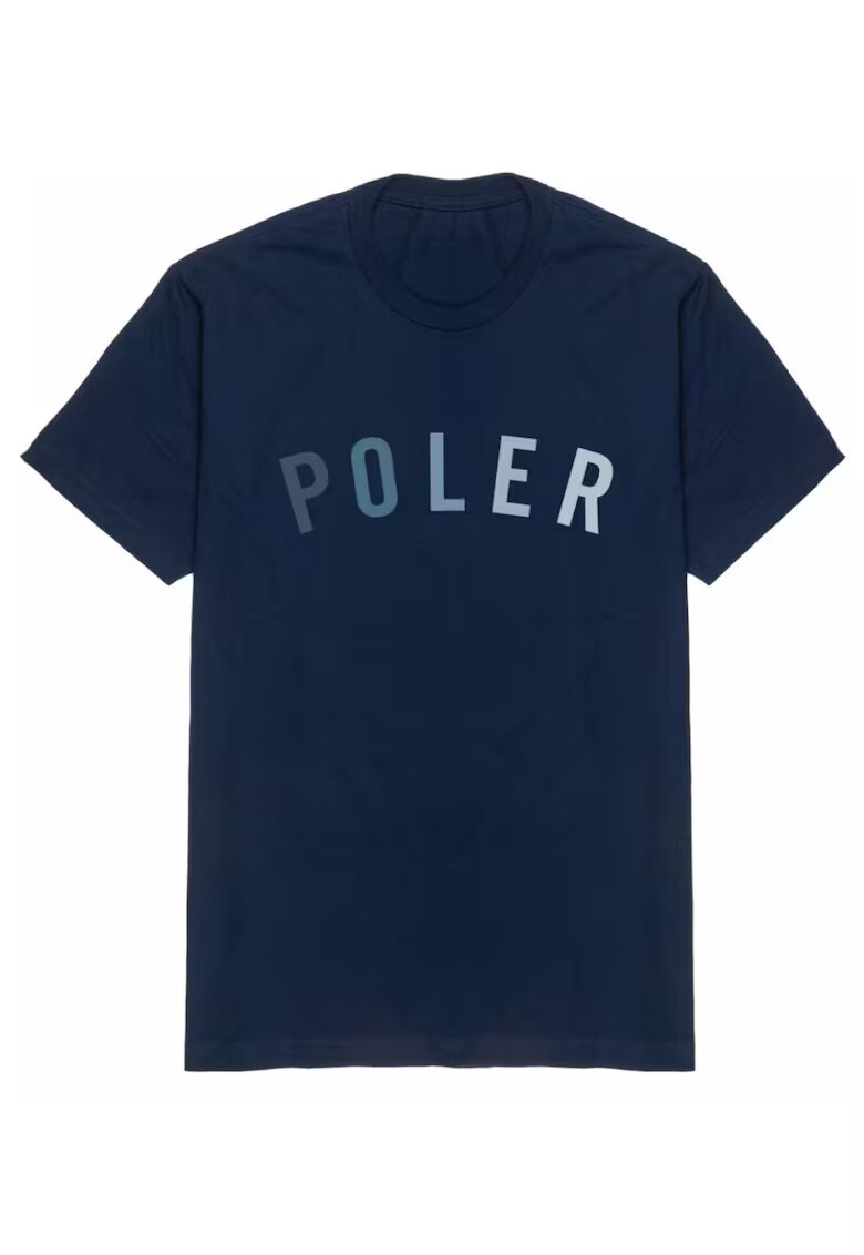 Poler Tricou barbati - Bumbac - Albastru - Bleumarin