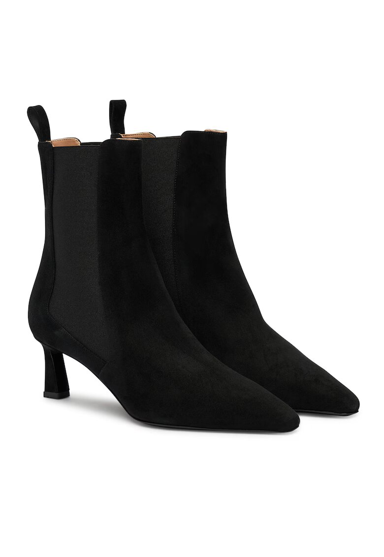 Pollini Botine dama SA21015M0NTA0000 - Piele naturala - Negru