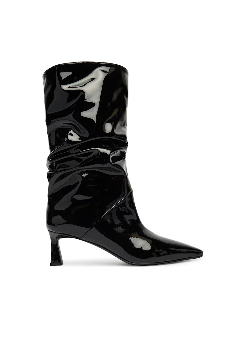 Pollini Cizme dama SA24115M0NTT0000 - Piele naturala - Negru