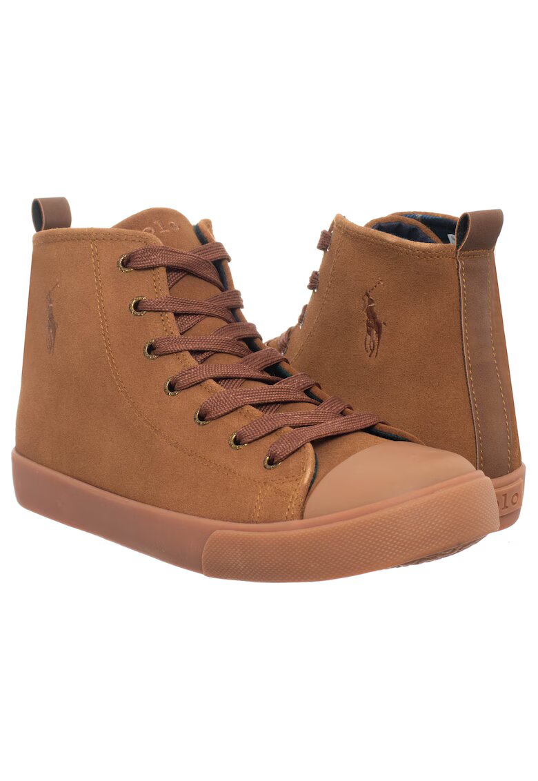 Polo Ralph Lauren Tenisi dama - piele naturala/sintetic/textil - maro