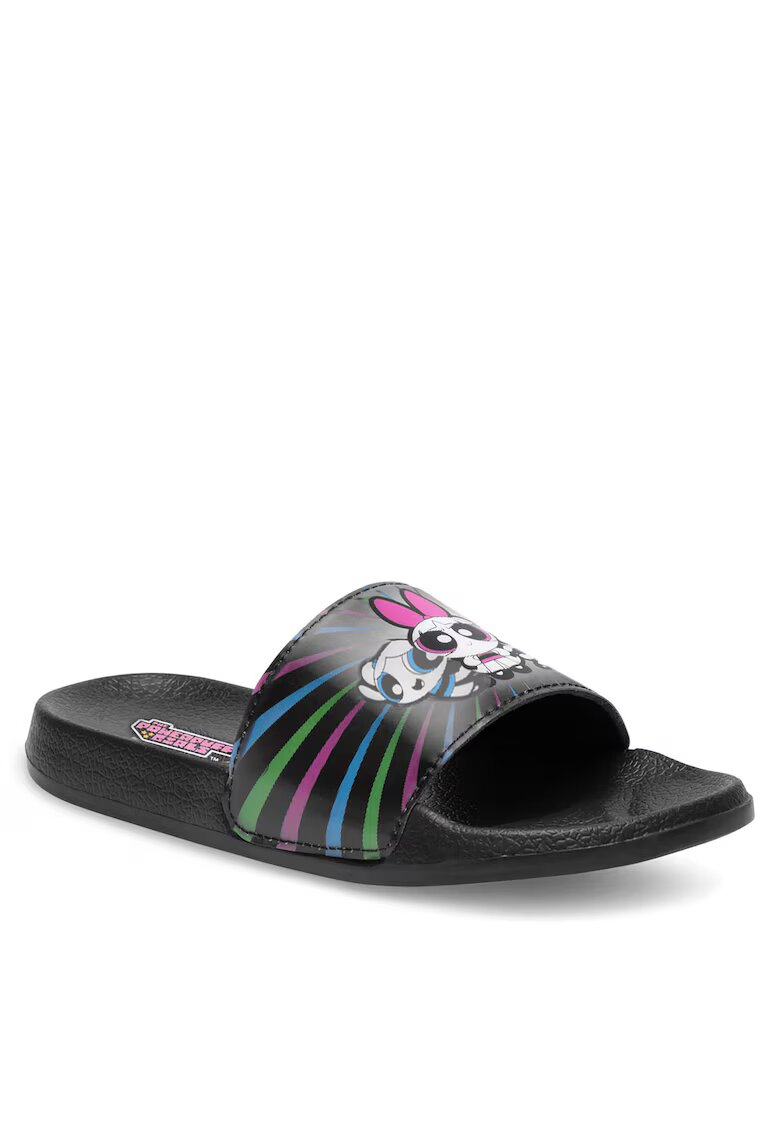 Powerpuff Girls Papuci copii SS24-172PPG - Negru - Plastic