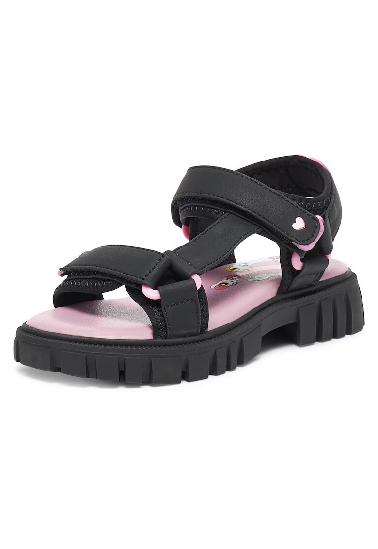 Powerpuff Girls Sandale copii - textil - negru
