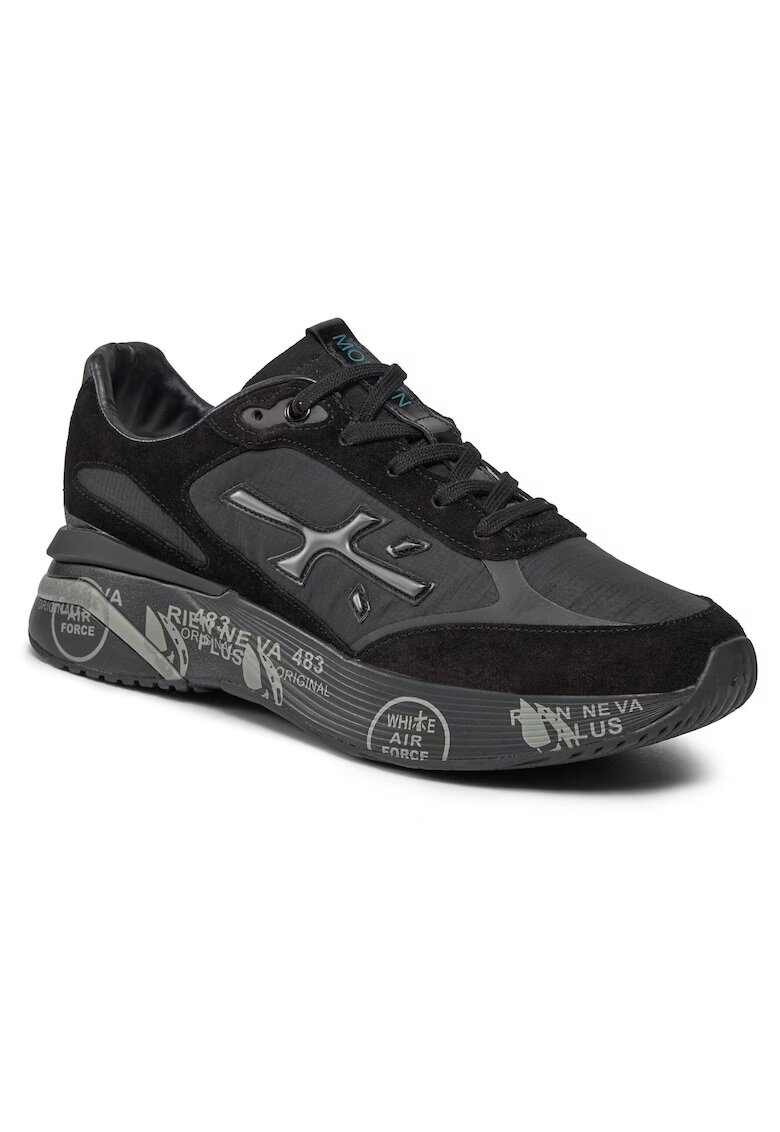 Premiata barbati - negru - piele naturala - Negru