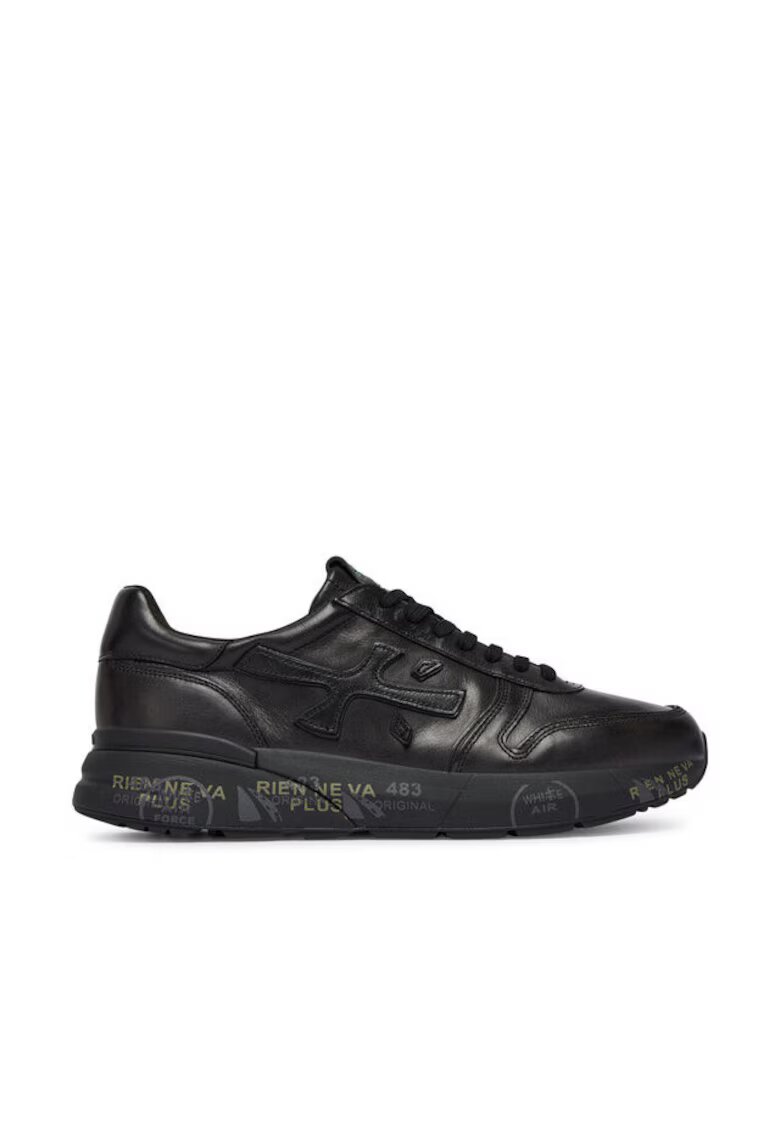 Premiata Tenisi barbati MICK VAR 1453N - piele naturala - negru