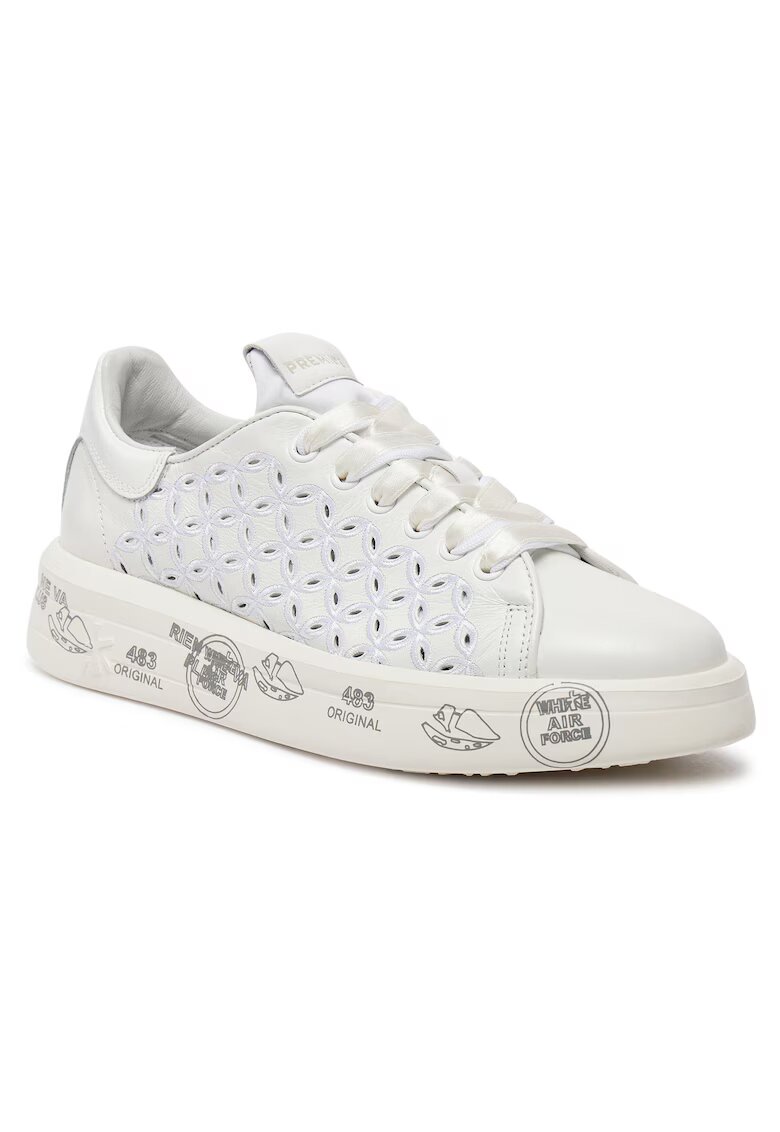 Premiata Tenisi dama - White Belle VAR 6283 - alb