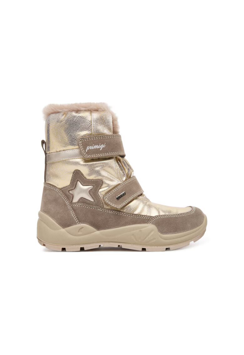 Primigi Ghete de zapada pentru fete - 305466075 - textil - bej/auriu