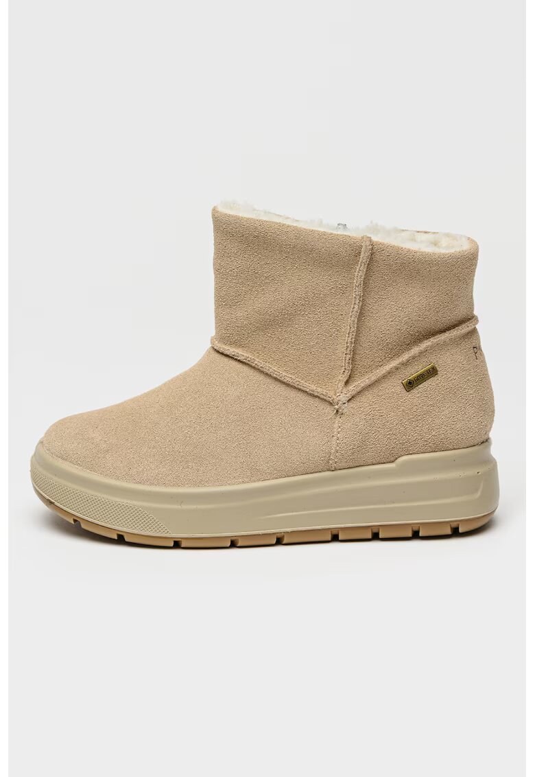 Primigi Ghete impermeabile din piele intoarsa cu tehnologie Gore-Tex - Maro nisip