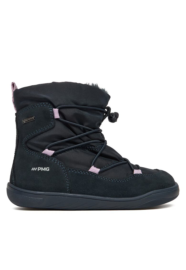 Primigi Ghete sport fete - piele naturala - bleumarin/roz