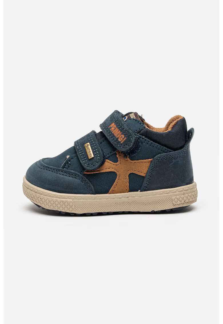 Primigi Pantofi sport de piele cu velcro - Bleumarin