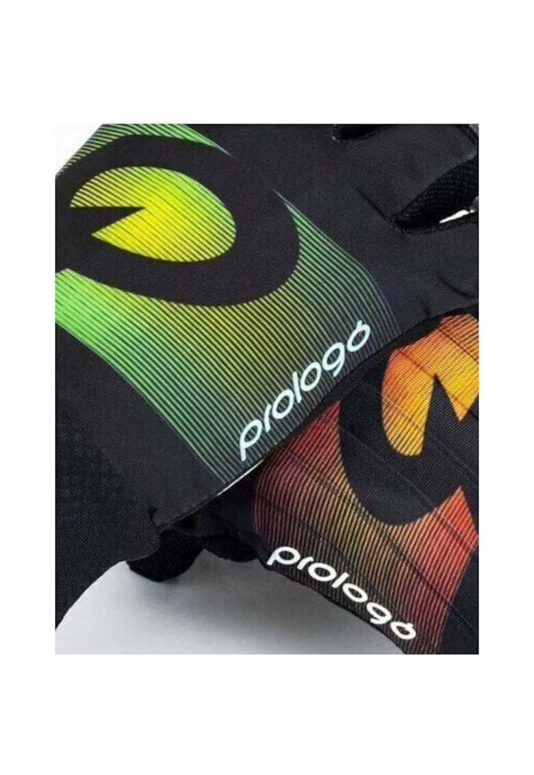 Prologo Manusi Faded Long Fingers-Negru/Portocaliu-
