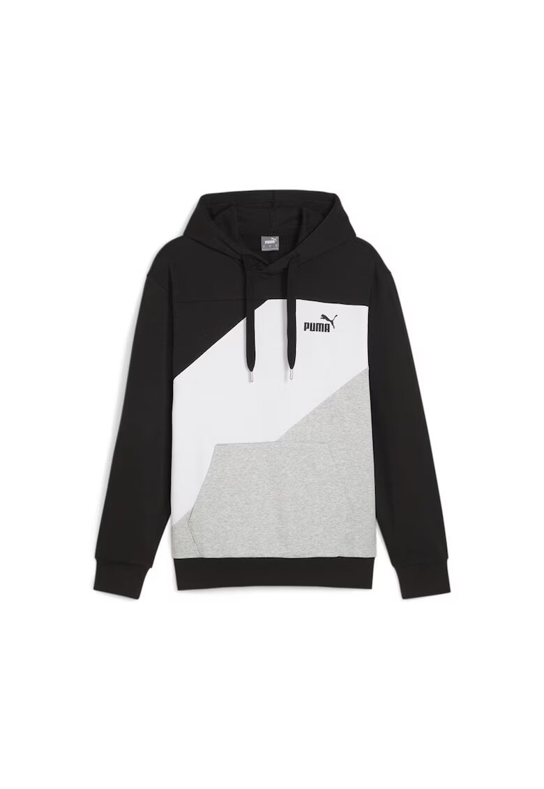 Puma Hanorac barbati - Bumbac - Alb/Negru - Alb/Negru