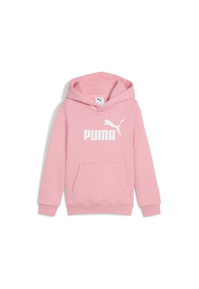 Puma Hanorac cu imprimeu logo pe partea din fata - Alb/Roz pastel