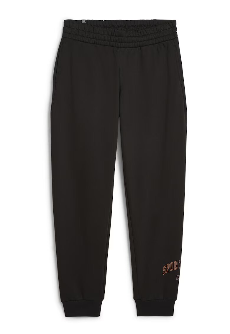 Puma Pantaloni de trening cu talie elastica ESS+ - Negru