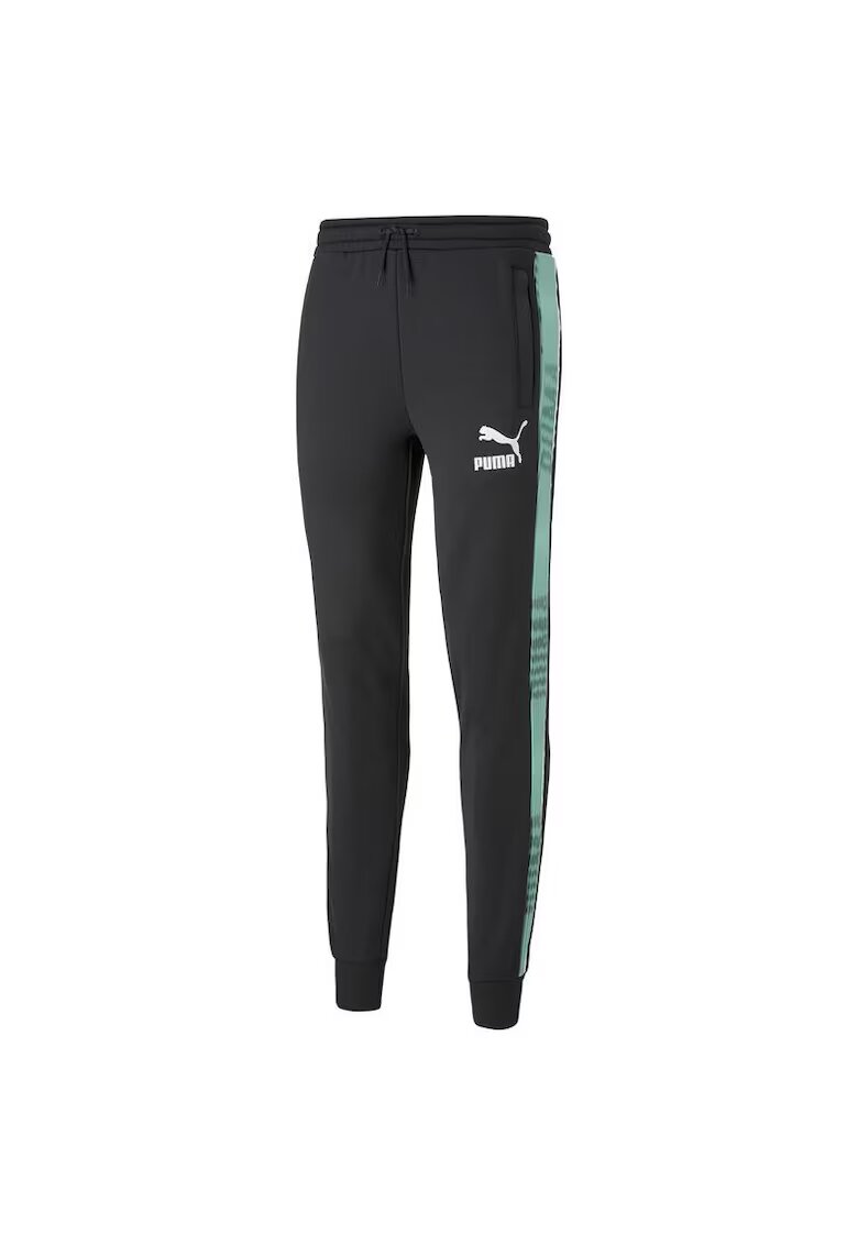 Puma Pantaloni pentru Barbati - t7 sport track pants - 539629-51 - Negru - Negru