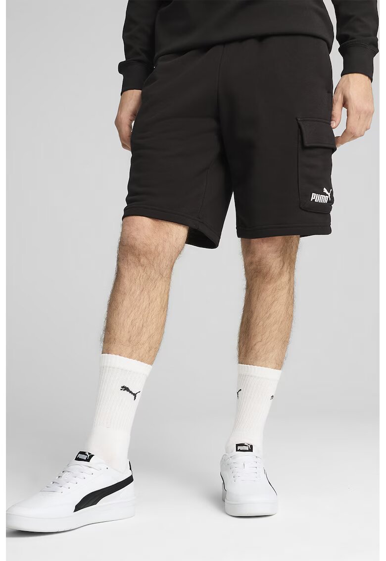 Puma Pantaloni scurti cu buzunar lateral cu clapa - Negru