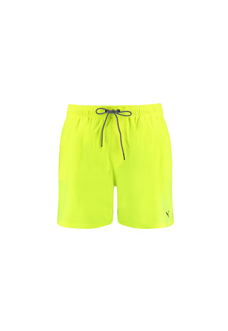 Puma Pantaloni scurti de baie cu snur in talie - Galben