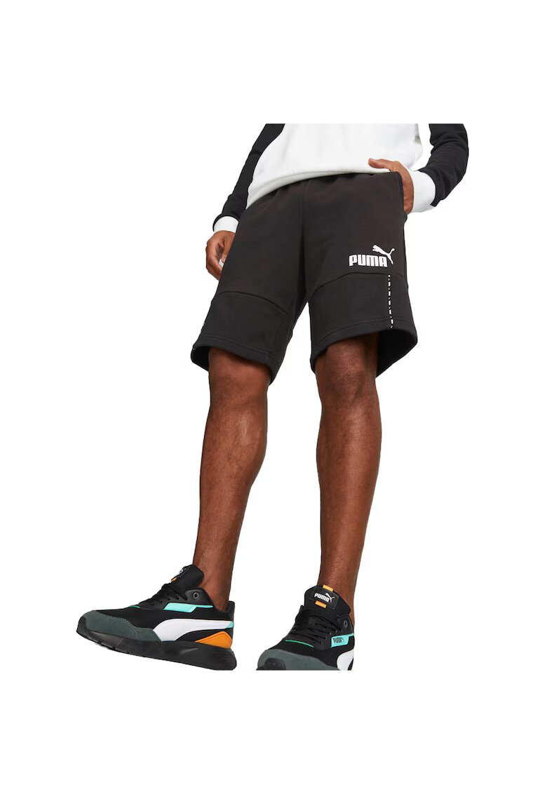 Puma Pantaloni scurti Essentials Block Tape - Negru
