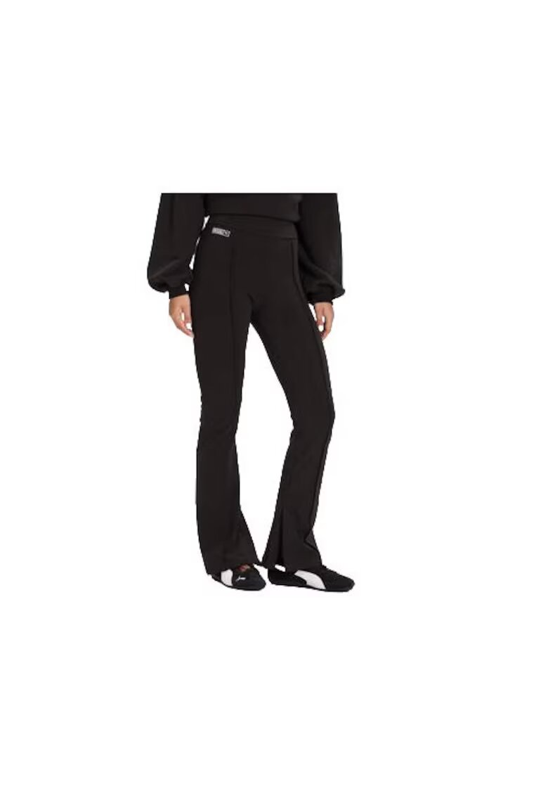 Puma Pantaloni sport dama - negru - 64% bumbac - 27% bumbac reciclat -