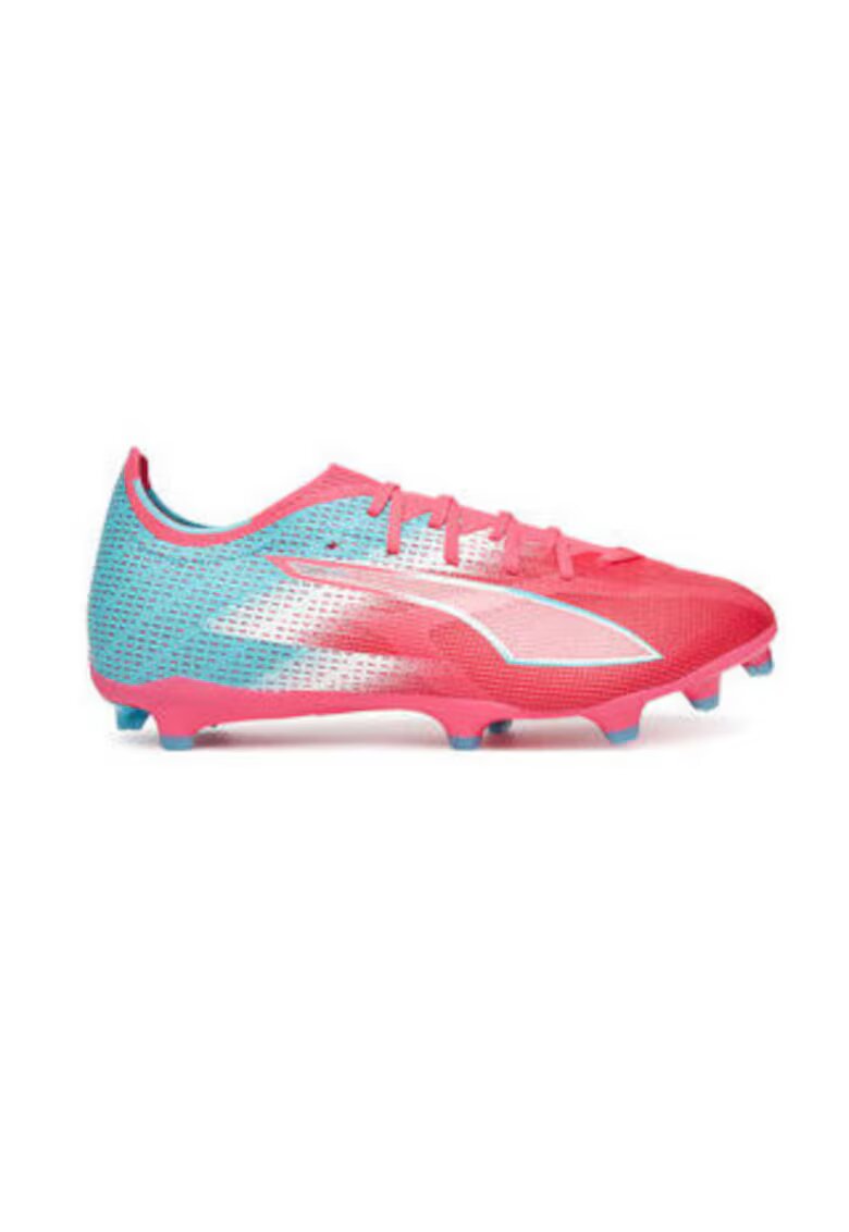 Puma Pantofi de fotbal barbati - material sintetic - albastru/roz