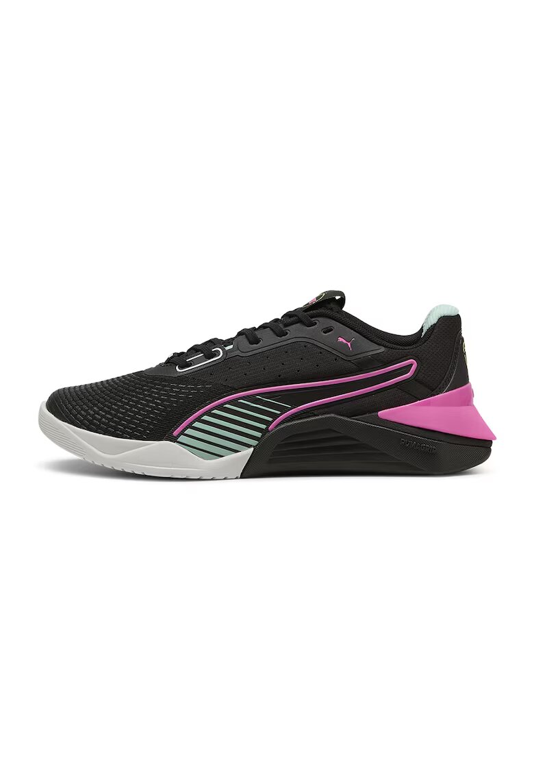 Puma Pantofi din plasa pentru fitness Fuse 4.0 - Negru/Roz/Mint