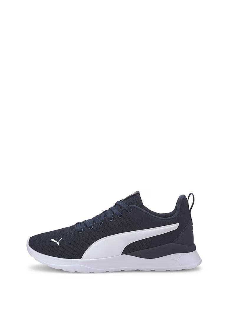 Puma Pantofi sport Anzarun Lite din plasa cu garnituri din piele ecologica - Albastru inchis