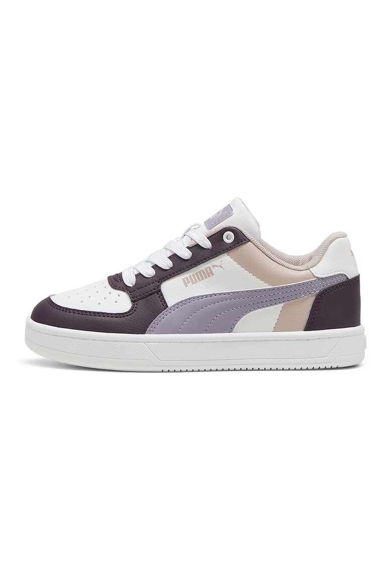 Puma Pantofi sport Caven 2.0 cu model colorblock - Alb/Lila/Violet inchis
