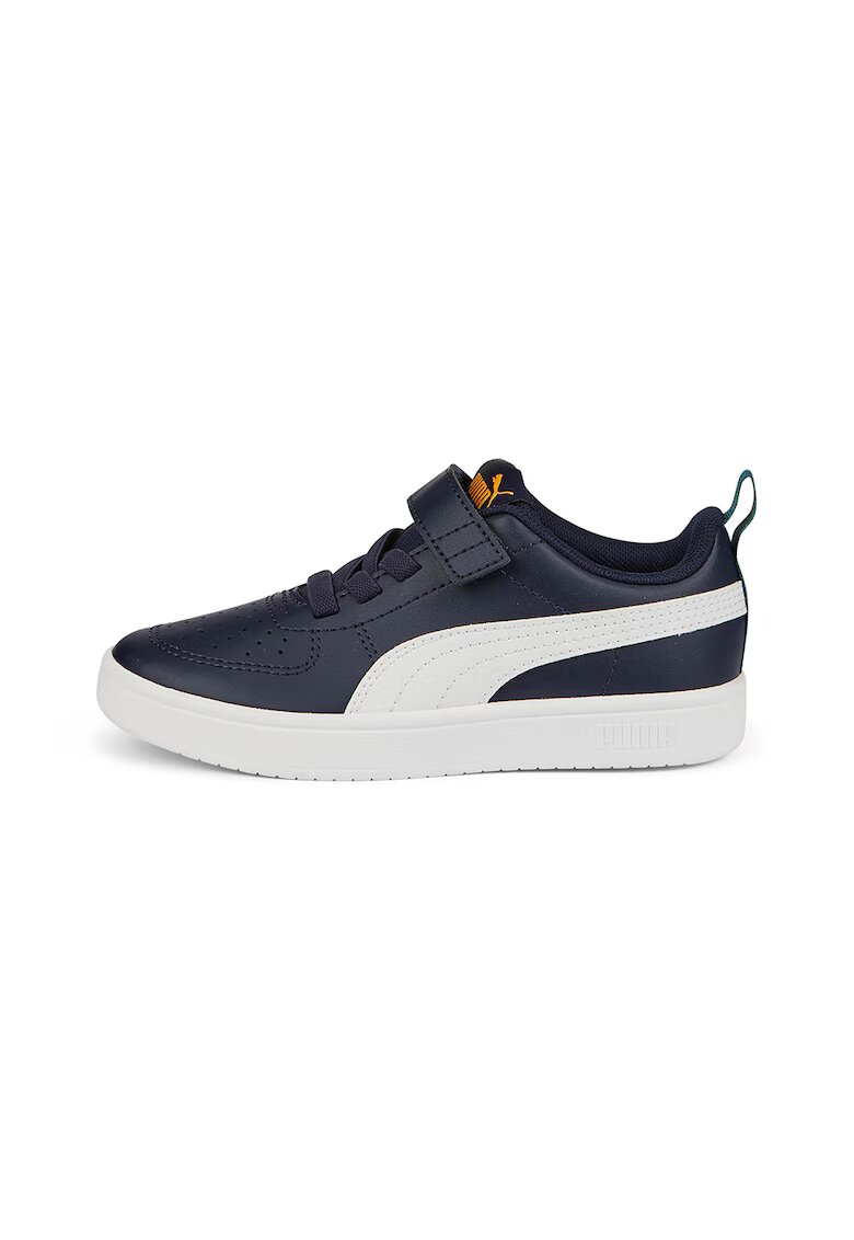 Puma Pantofi sport de piele ecologica cu inchidere velcro Rickie AC+ - Bleumarin
