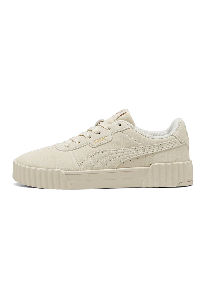 Puma Pantofi sport de piele intoarsa - Auriu - Negru - Crem
