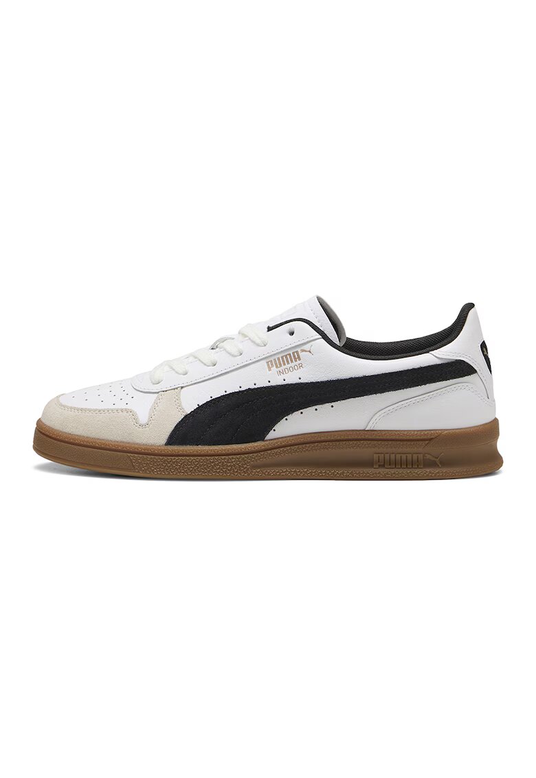 Puma Pantofi sport din piele cu garnituri din piele intoarsa