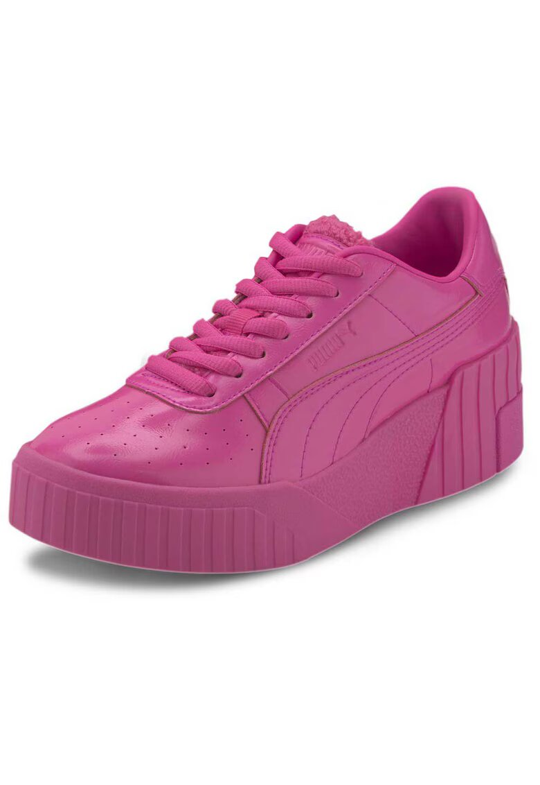 Puma Pantofi sport din piele ecologica cu talpa wedge Cali - Roz