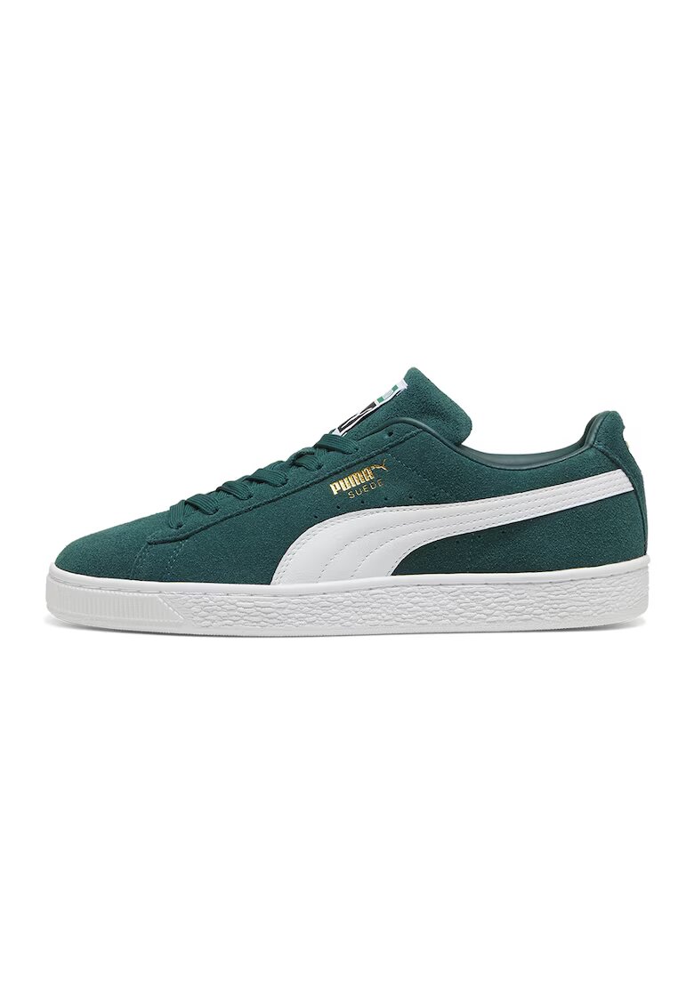 Puma Pantofi sport unisex Classic de piele intoarsa - Verde englez