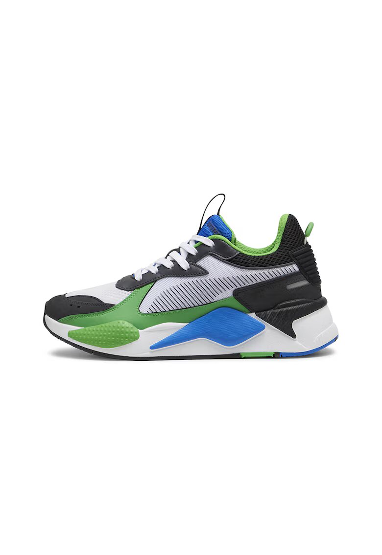Puma Pantofi sport unisex cu model colorblock RS-X Toys - Alb/Verde/Negru