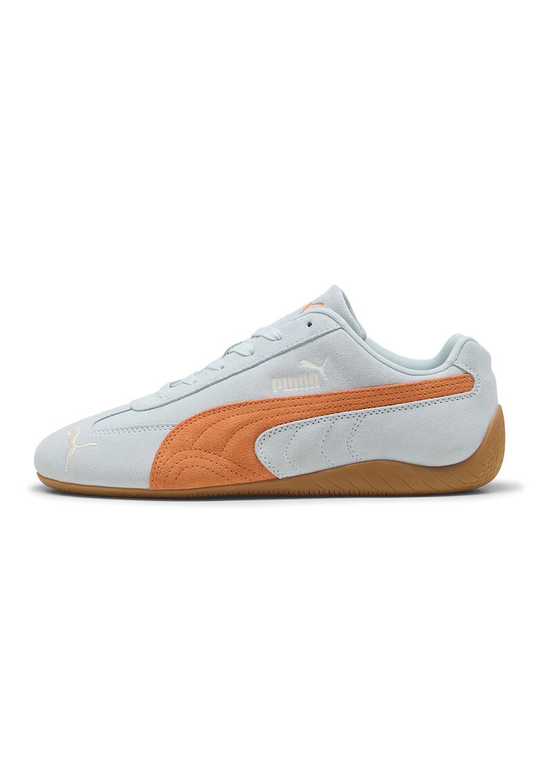 Puma Pantofi sport unisex Speedcat OG din piele intoarsa - Portocaliu/Albastru pal