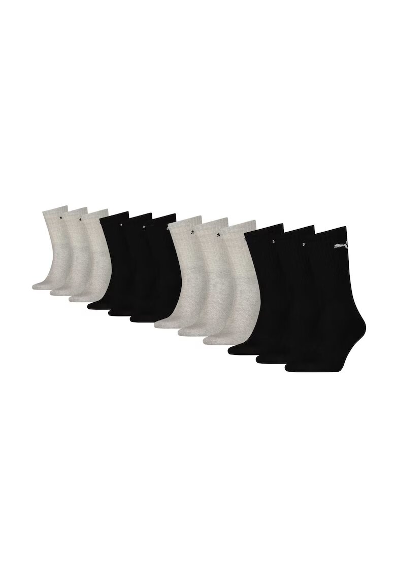Puma Set de sosete lungi unisex cu logo - 12 perechi - Multicolor