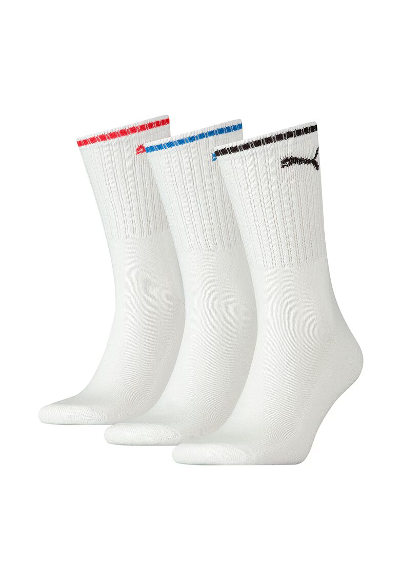Puma Set de sosete lungi unisex cu logo - 3 perechi