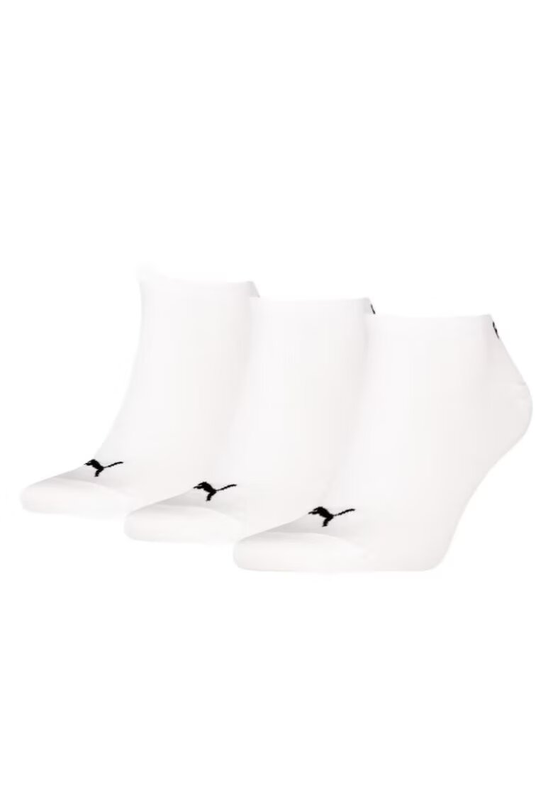 Puma Sosete pentru Femei - unisex sneaker plain 3p - 938624-13 - Alb - Alb