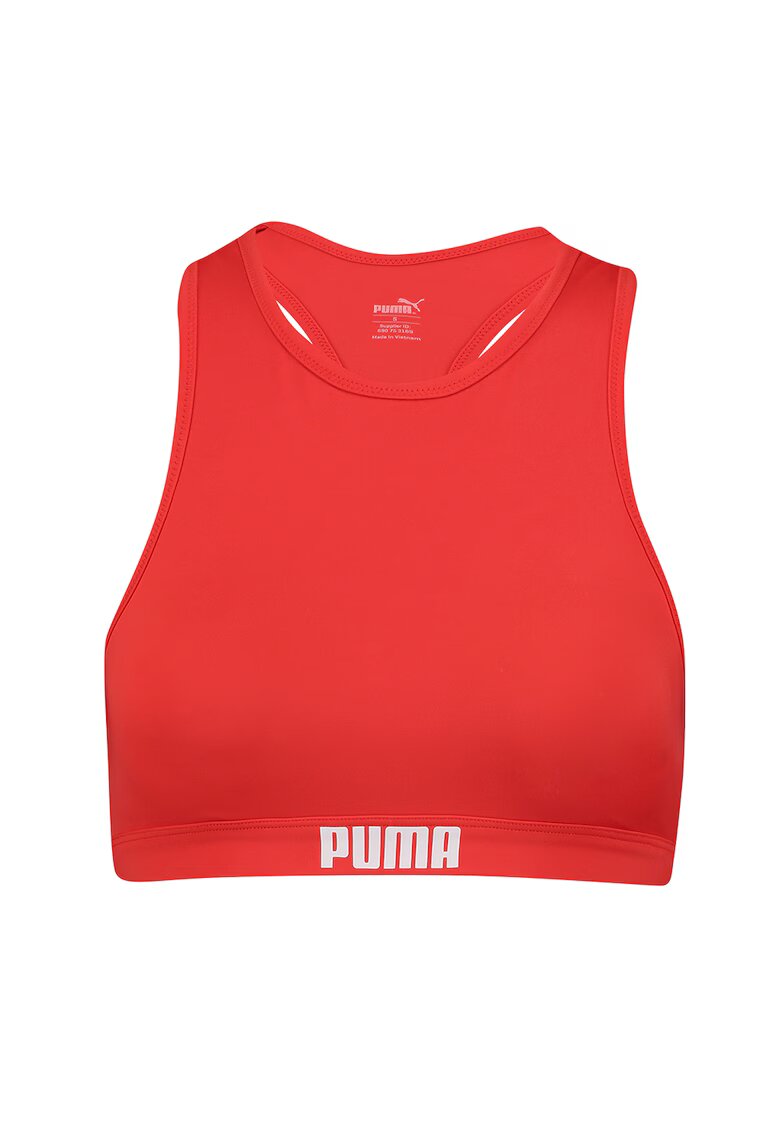 Puma Sutien de baie cu spate decupat - Portocaliu mandarina