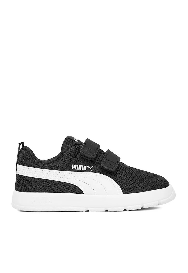 Puma Tenisi copii - COURTFLEX V3 MESH - negru - material textil