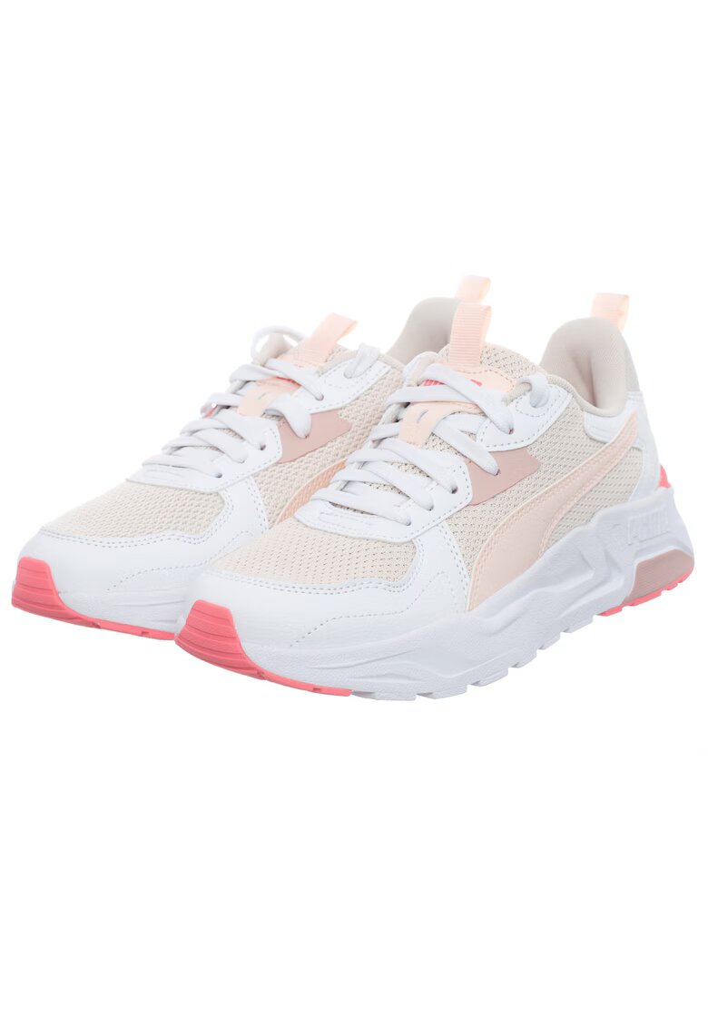 Puma Tenisi dama - Trinity Lite JR - sintetic/textil - alb/crem
