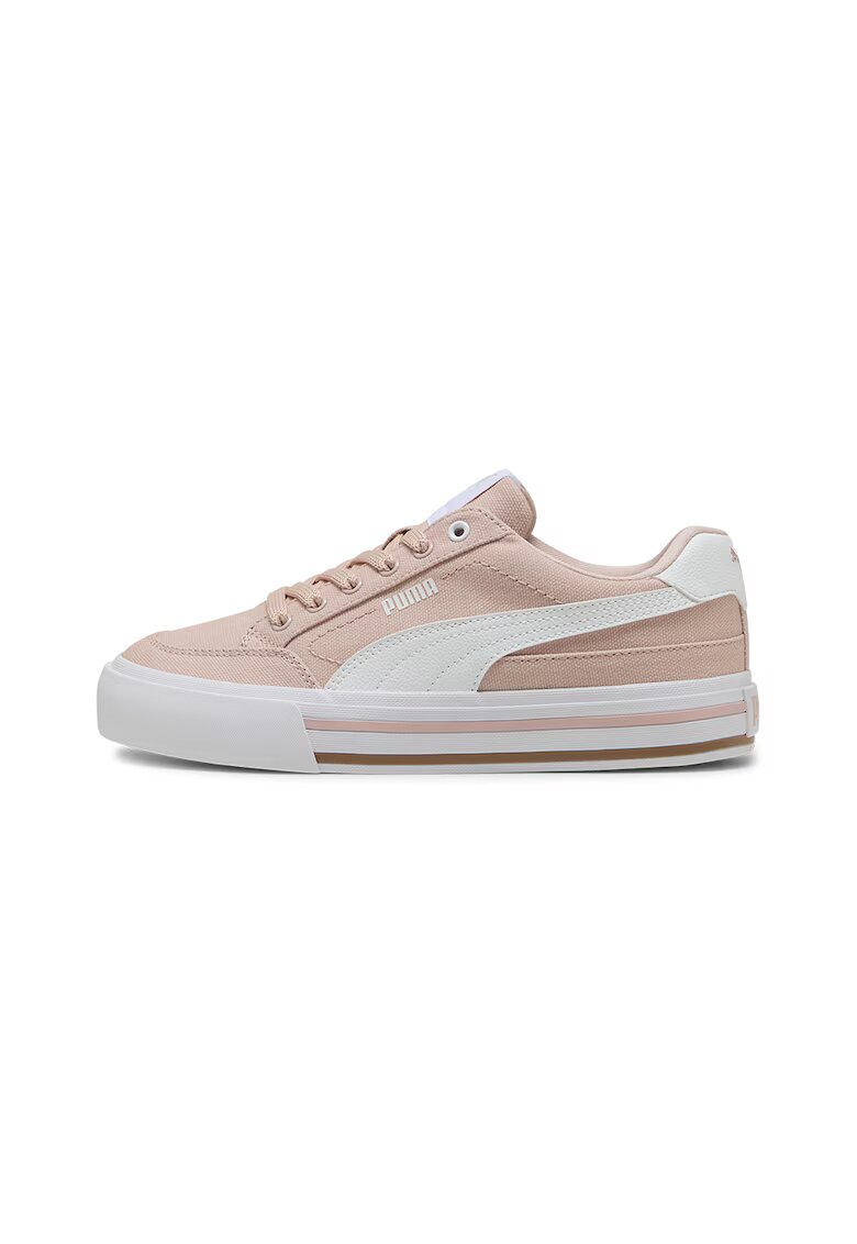 Puma Tenisi din panza Classic Vulcanised - Alb/Roz pal